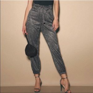 Glitter joggers